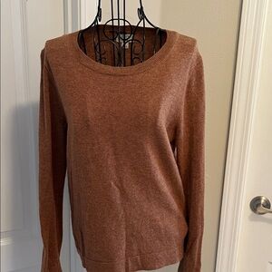 J. Crew Women's Tan Crew Neck Sweater